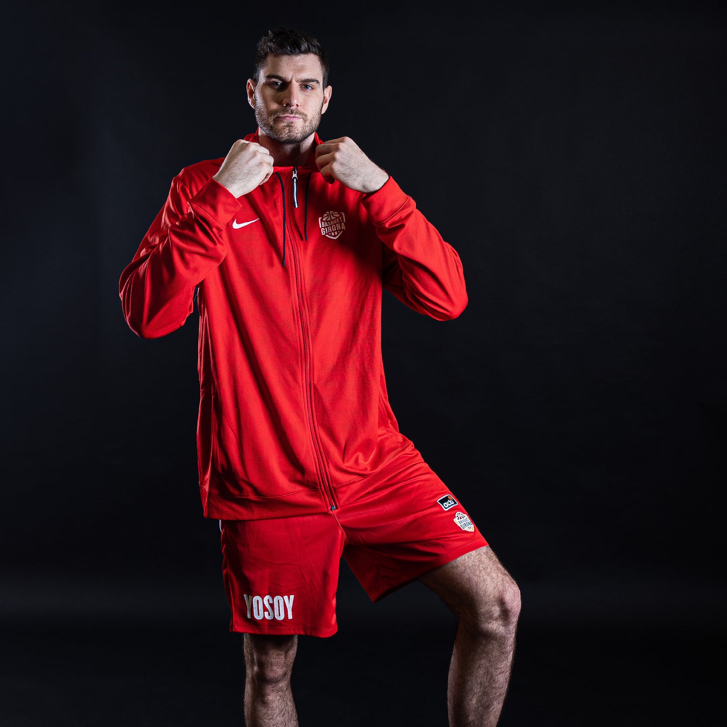 Sudadera Técnica Cremallera Baloncesto Girona Júnior