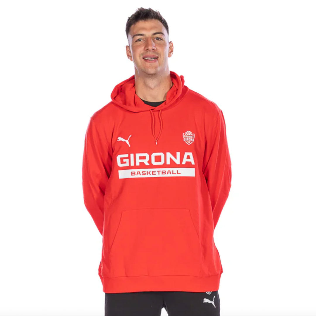 Red Puma Girona Basketball sweatshirt