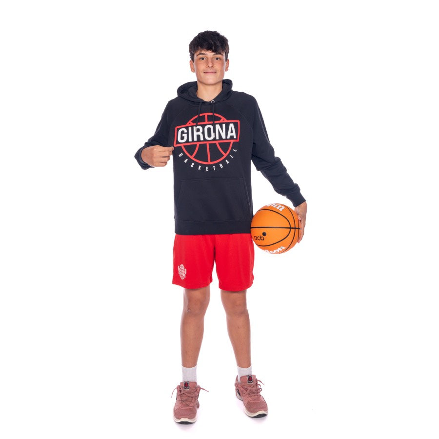 Bàsquet Girona Junior Black Sweatshirt