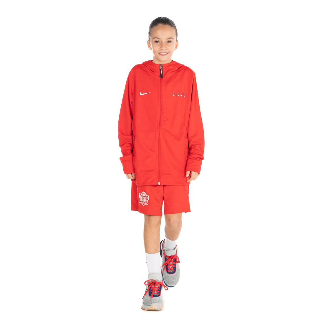 Sudadera Roja Minimal Júnior