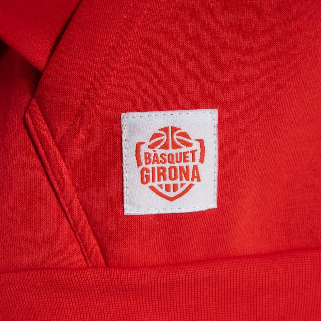 Dessuadora vermella Bàsquet Girona 25-26