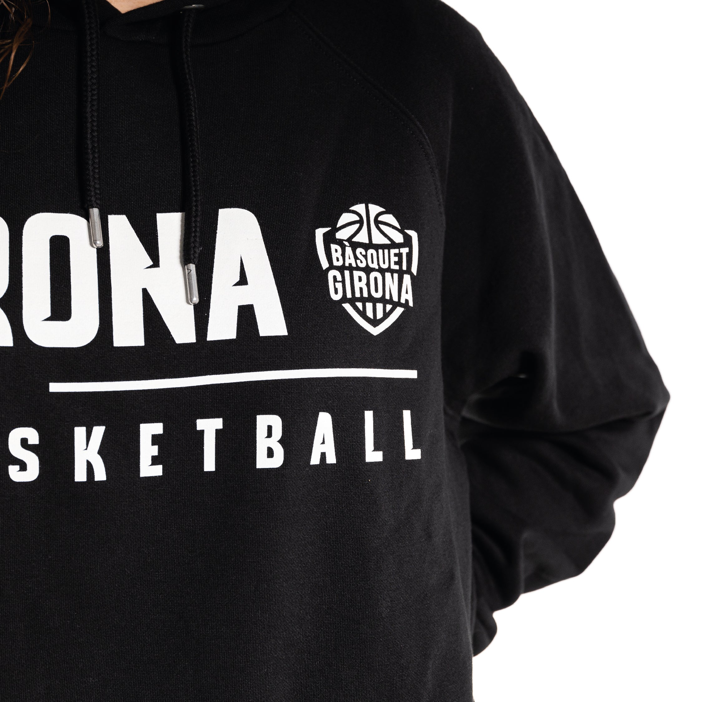 Sudadera Bàsquet Girona Negra 22/23 Adulto