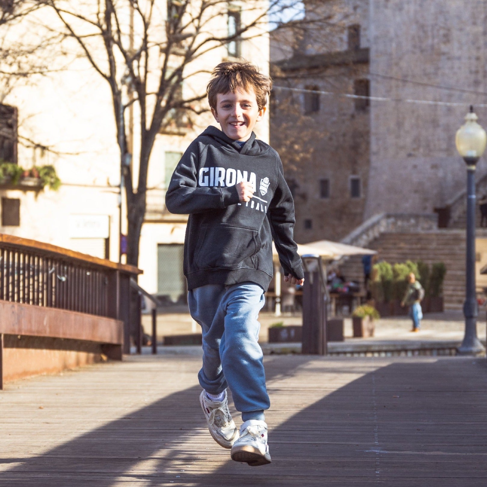 Girona Basketball Sweatshirt Black 22/23 Junior