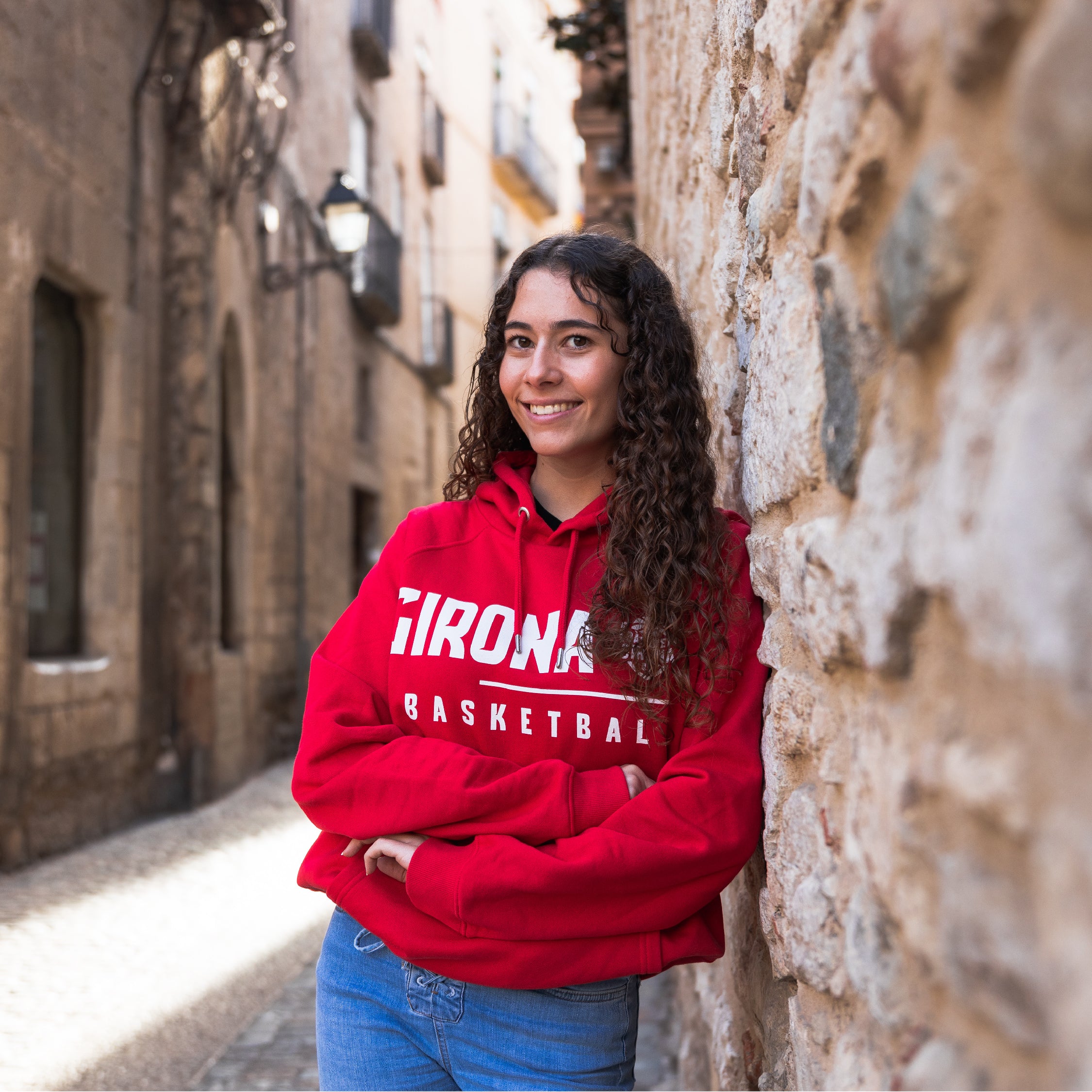 Sudadera Bàsquet Girona Roja 22/23 Adulto