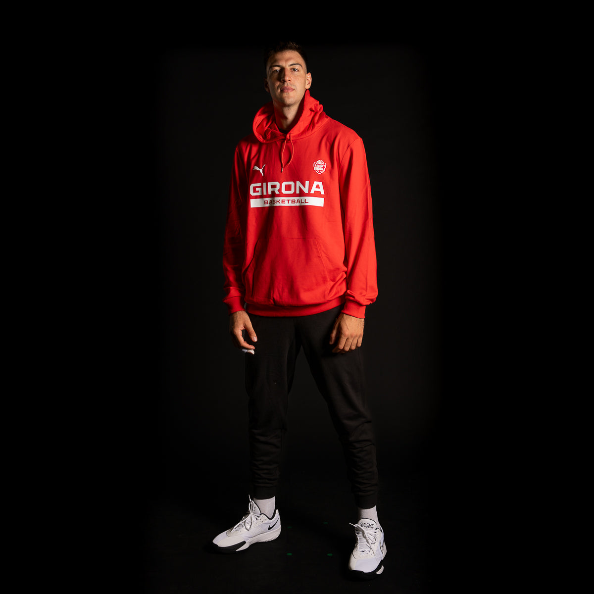 Red Girona Basketball sweatshirt