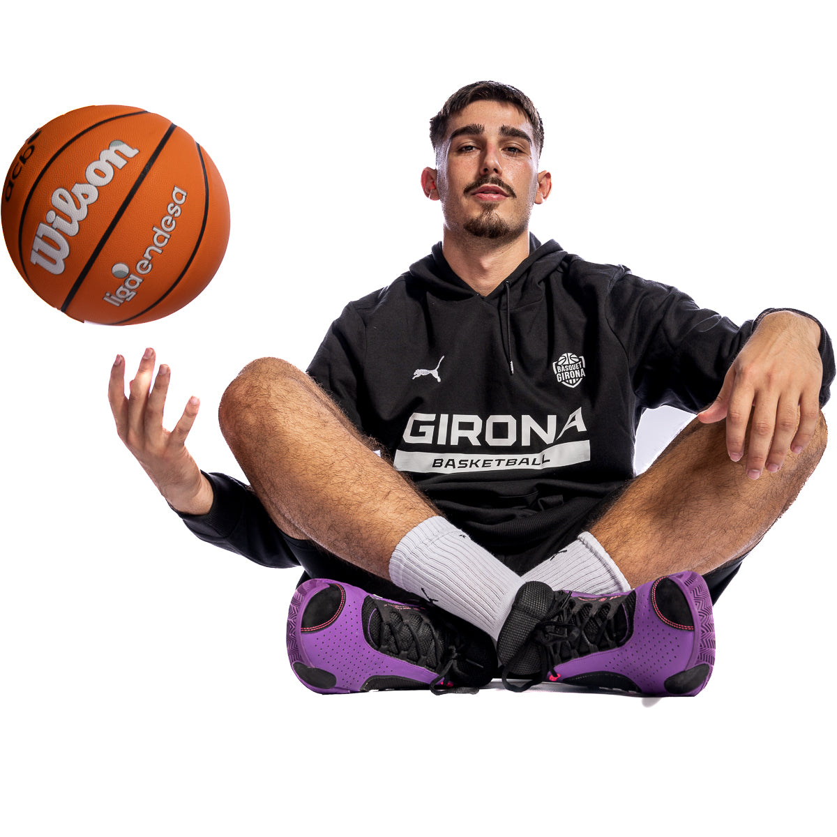 Black Puma Girona Basketball sweatshirt