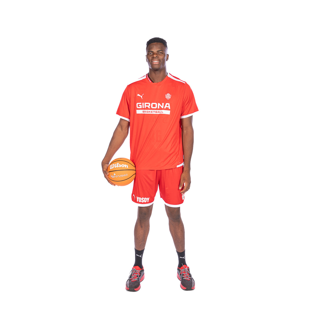 Samarreta Vermella Tècnica Girona Basketball Júnior