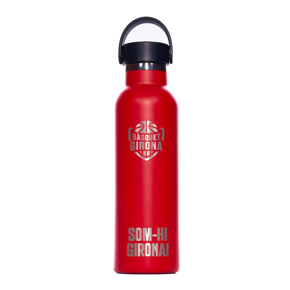 Ampolla Reutilitzable Vermella Bàsquet Girona (600 ml)