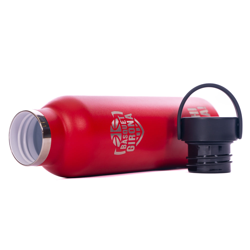 Ampolla Reutilitzable Vermella Bàsquet Girona (600 ml)