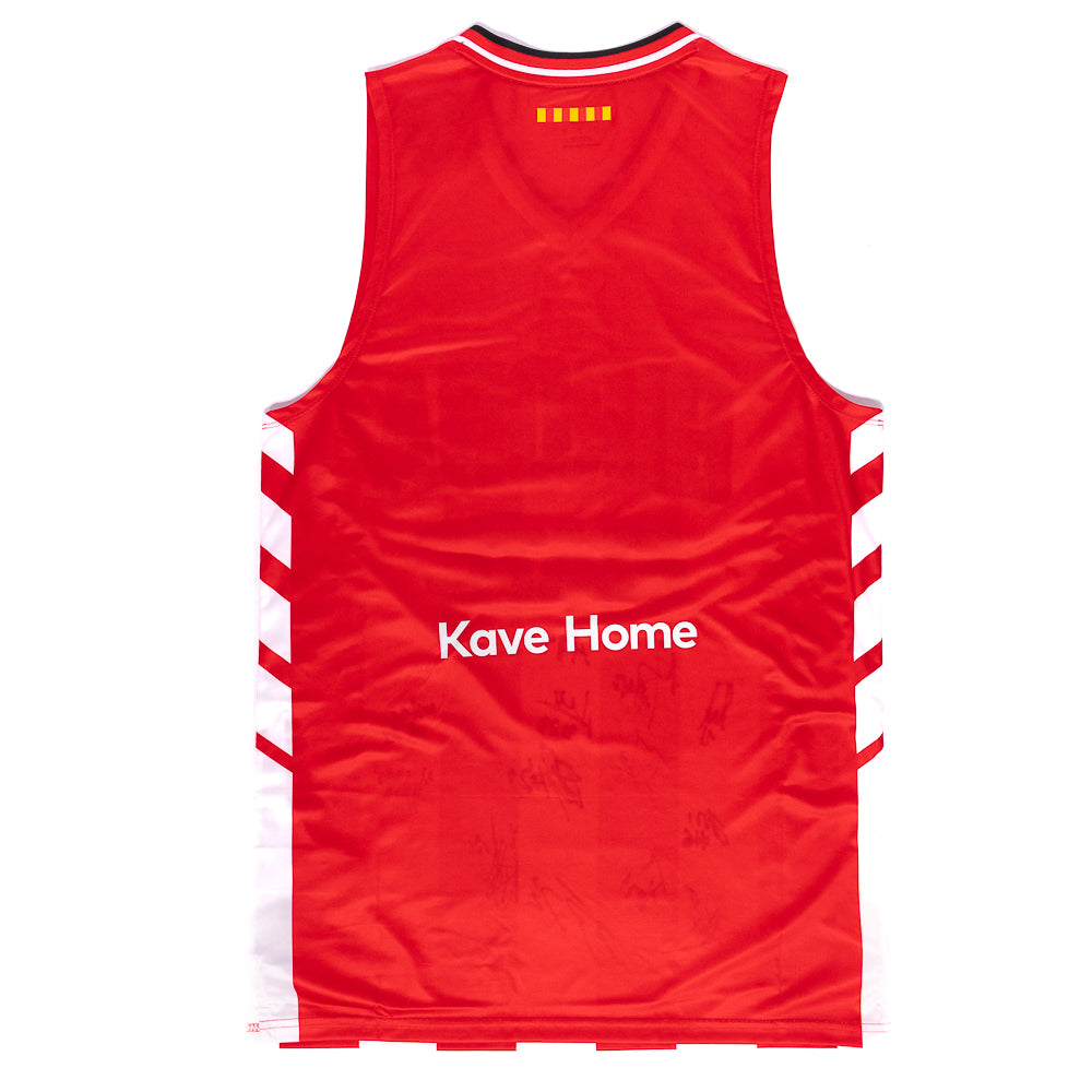 Samarreta primera equipació firmada per la plantilla 2024-2025