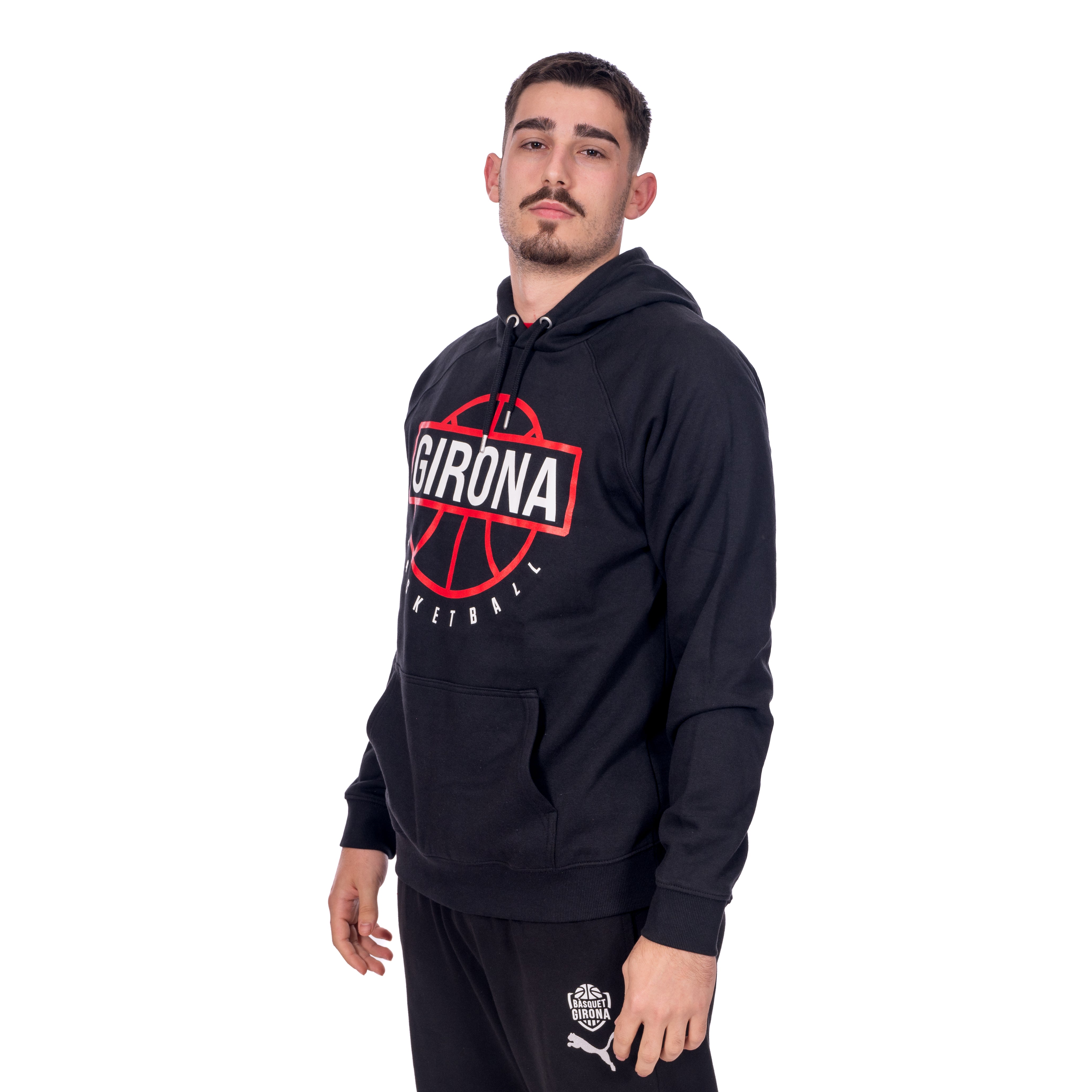 Girona Basketball Adult Black Sweatshirt