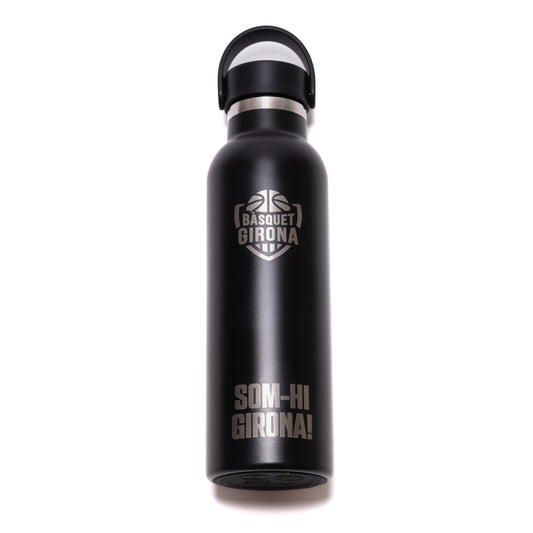 Ampolla Reutilitzable Negre Bàsquet Girona (600 ml)