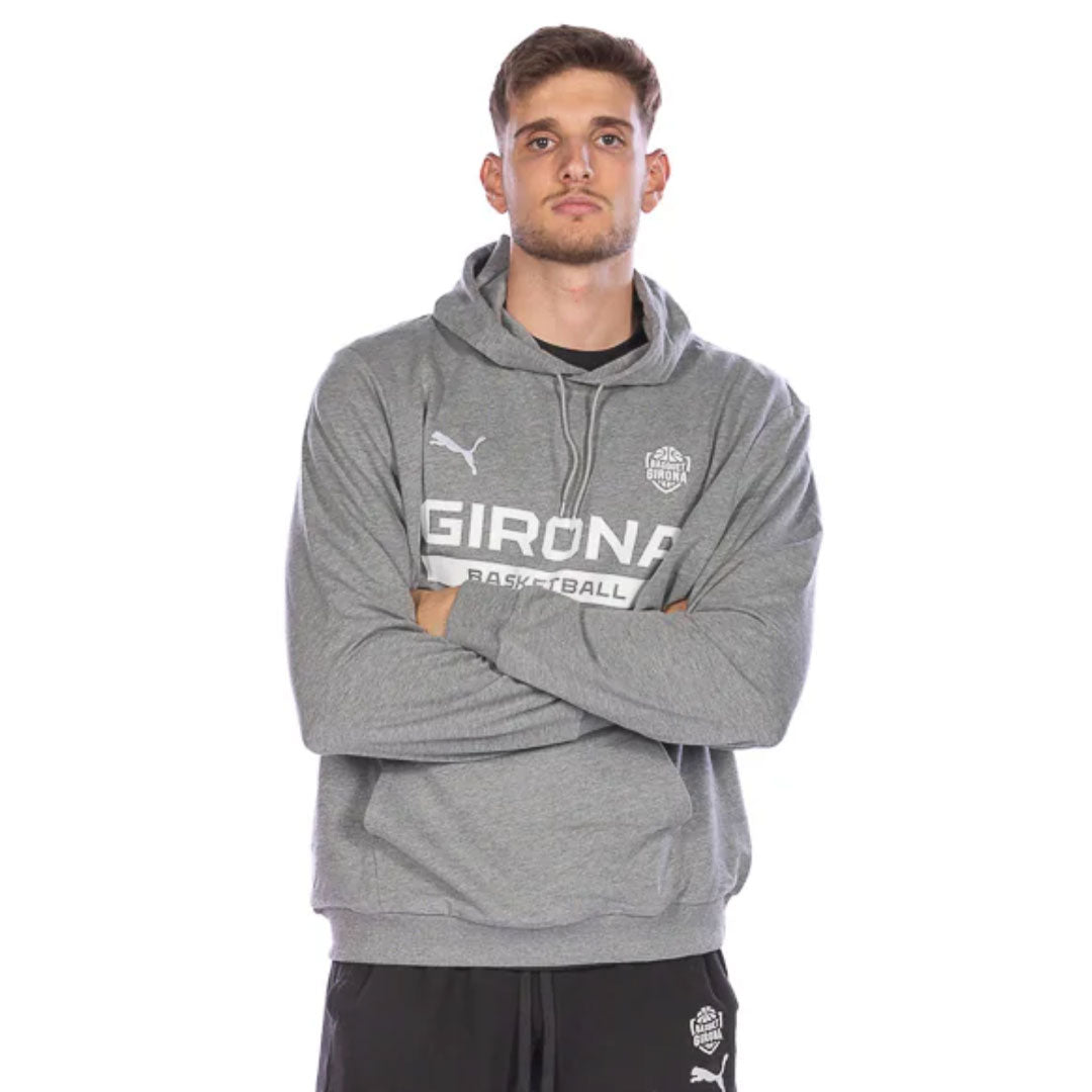 Gray Puma Girona Basketball sweatshirt