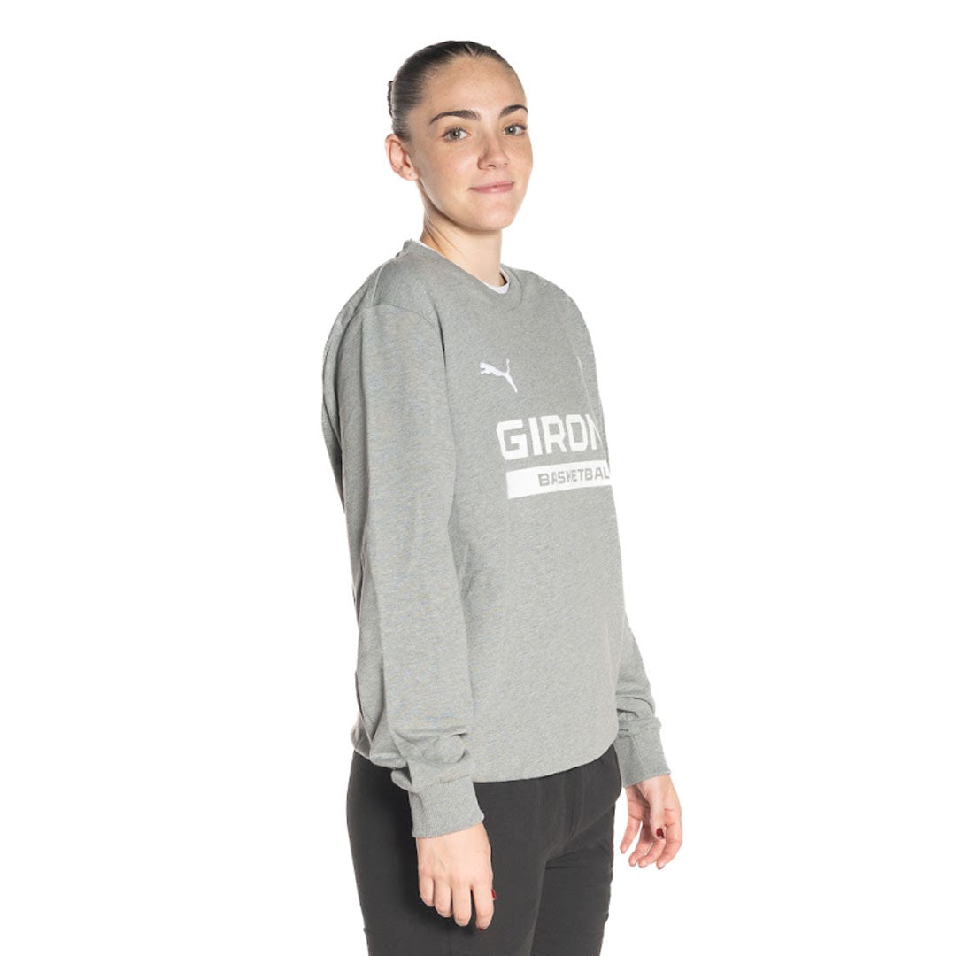 Gray Puma Girona Basketball Jersey Without Hood