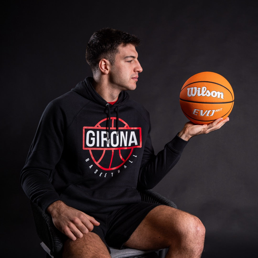 Girona Basketball Adult Black Sweatshirt