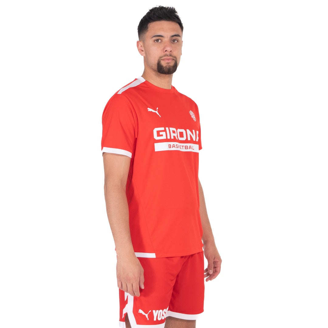 Samarreta Vermella Tècnica Girona Basketball Júnior