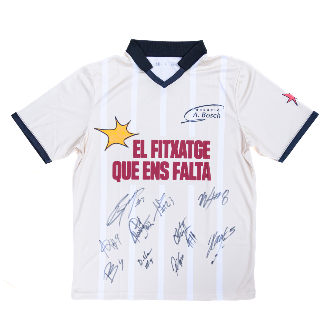 Samarreta Firmada " El Fitxatge Que Ens Falta" Fundació A.Bosch