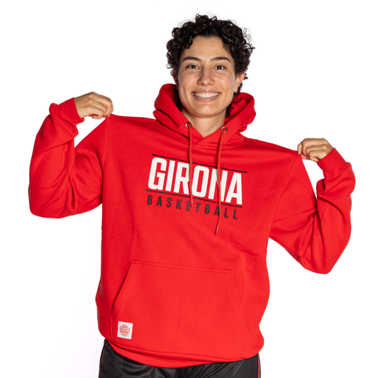 Dessuadora vermella Bàsquet Girona 25-26