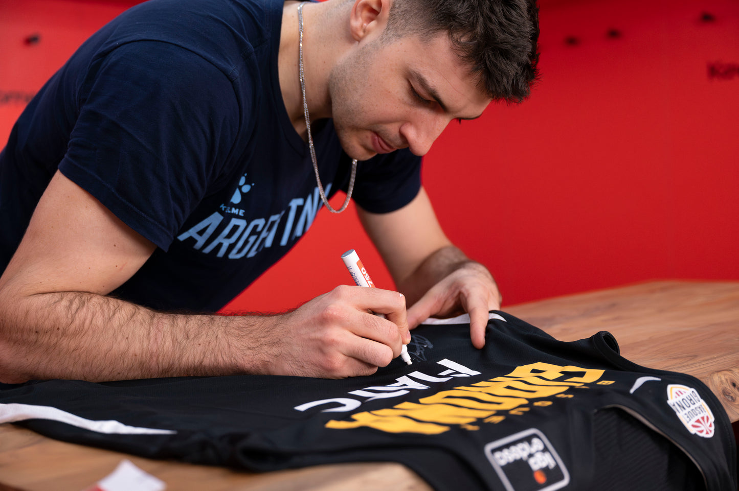 Third kit shirt signed by the 2023-2024 squad