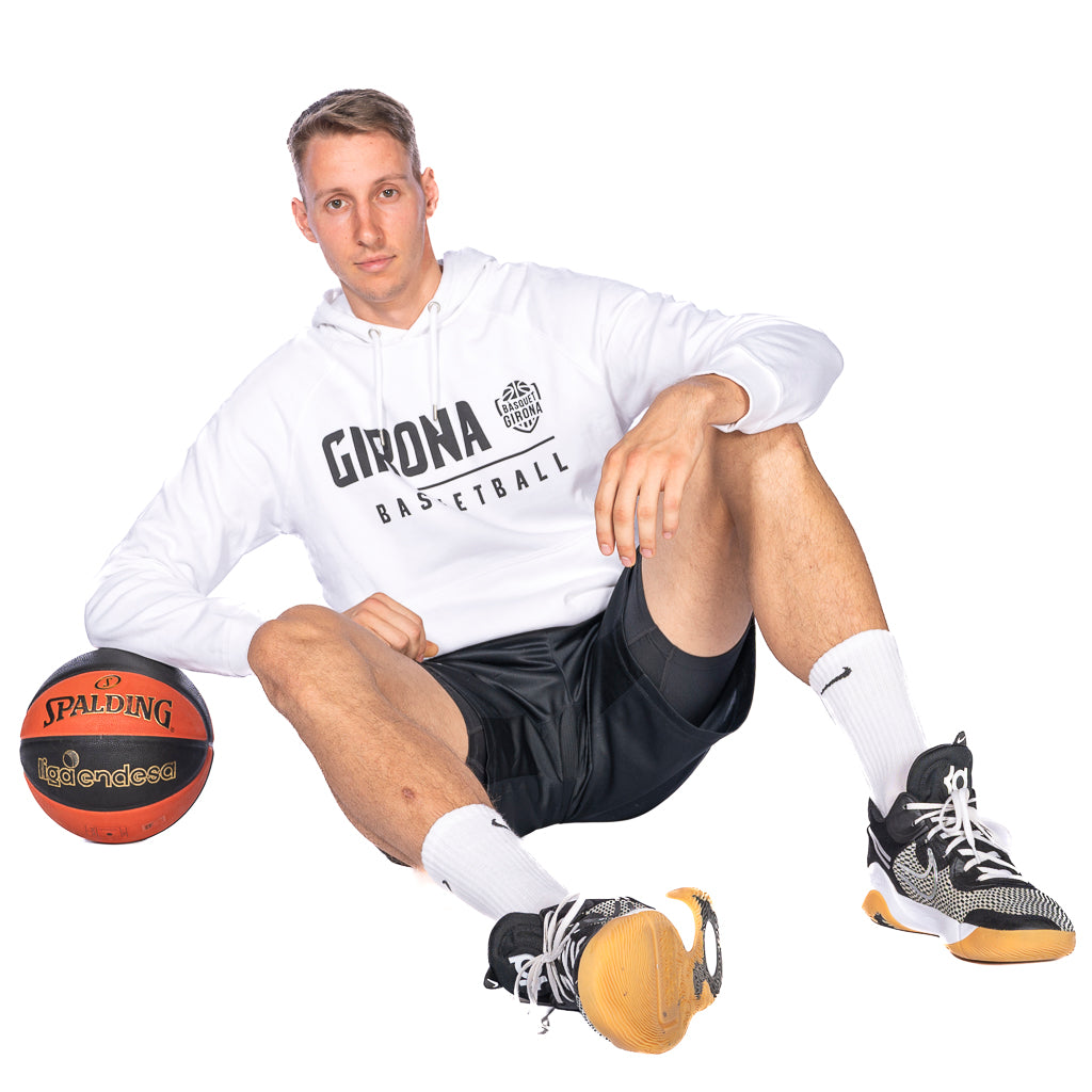 Sudadera Bàsquet Girona Blanca 22/23 Adulto