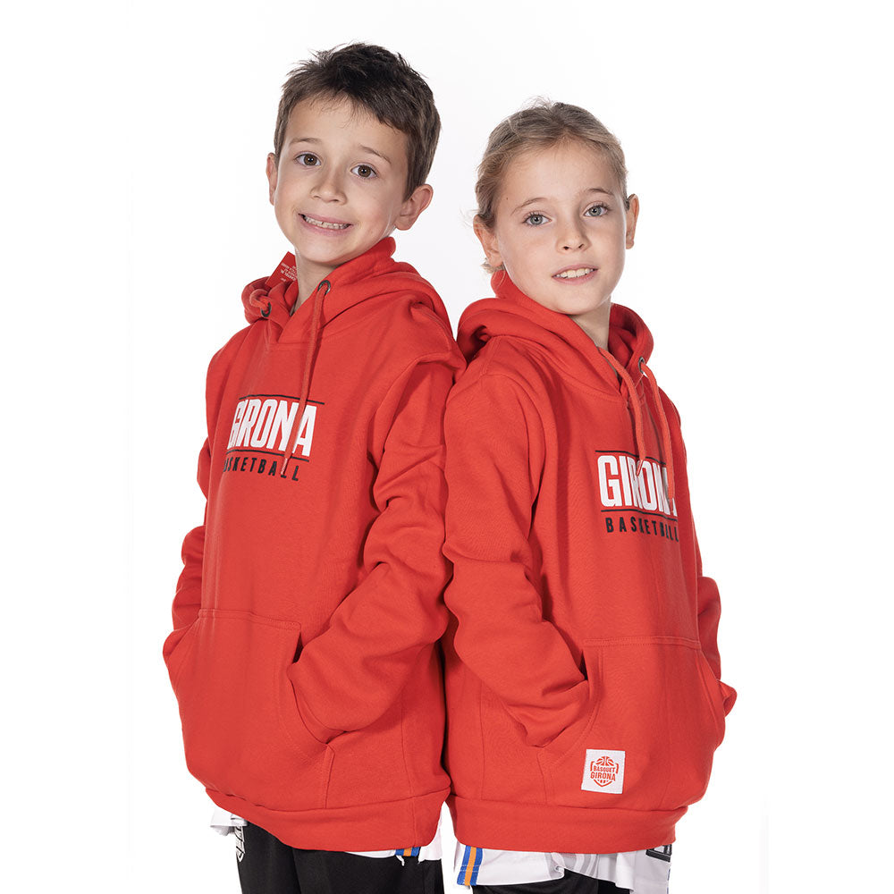 Bàsquet Girona Red Sweatshirt 25-26 Junior