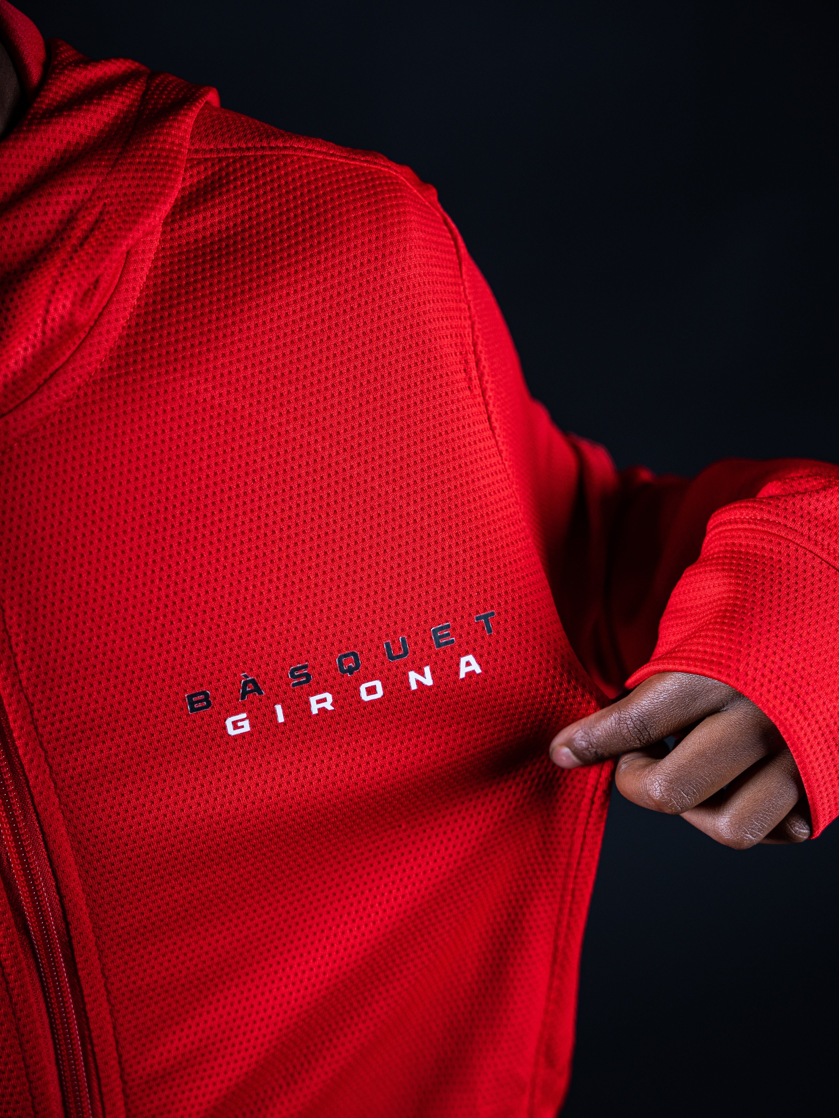 Junior Red Minimal Hoodie