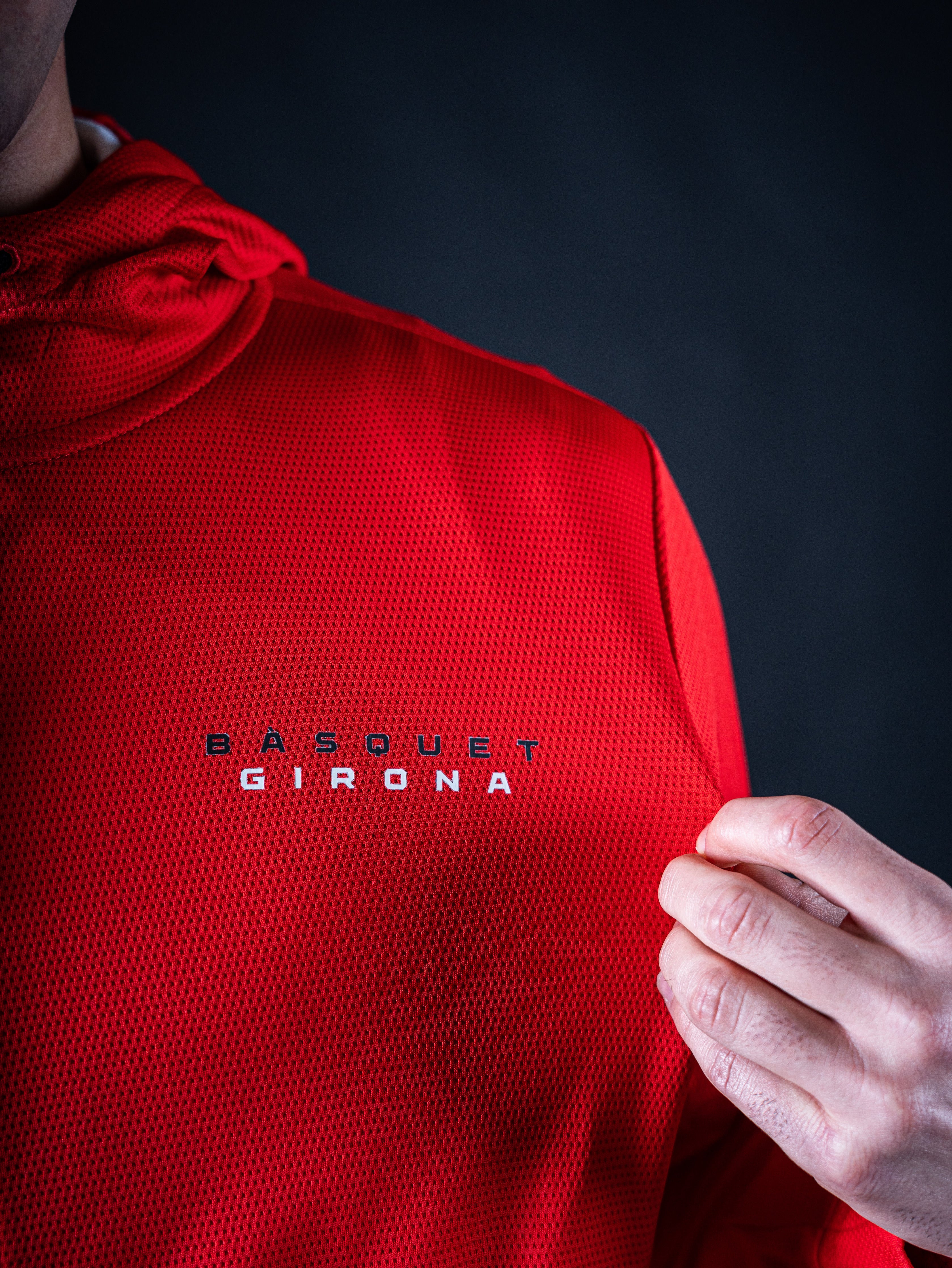 Sudadera Roja Minimal