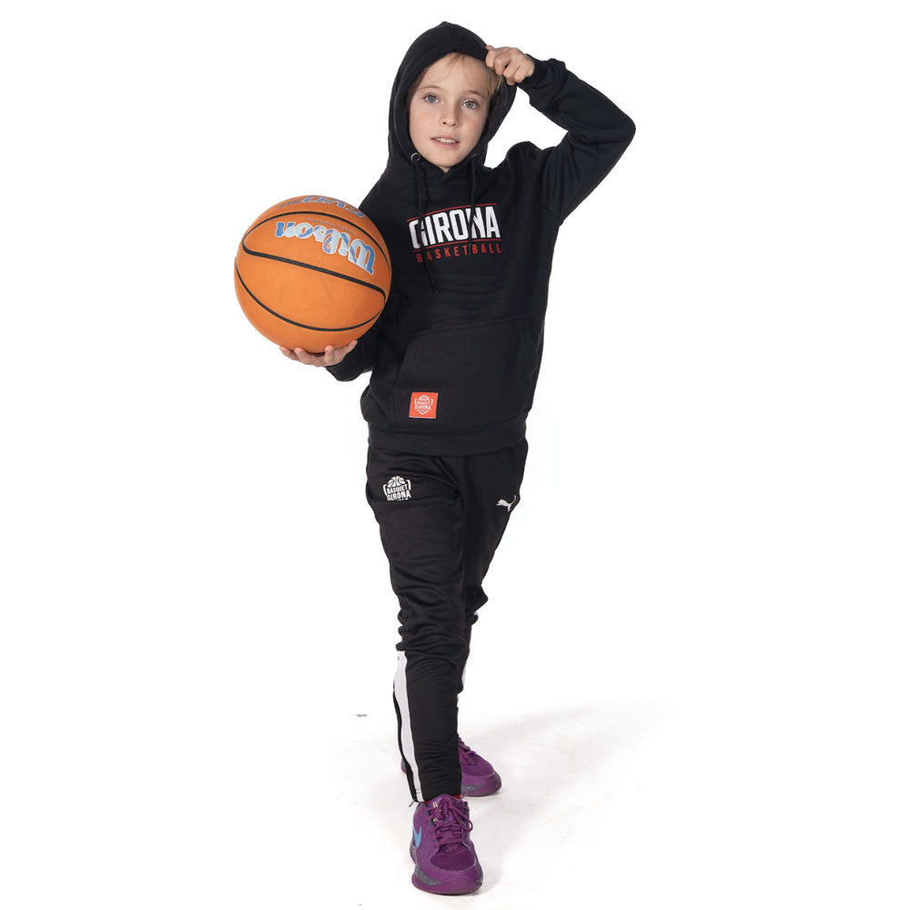 Bàsquet Girona 25-26 Junior Black Sweatshirt