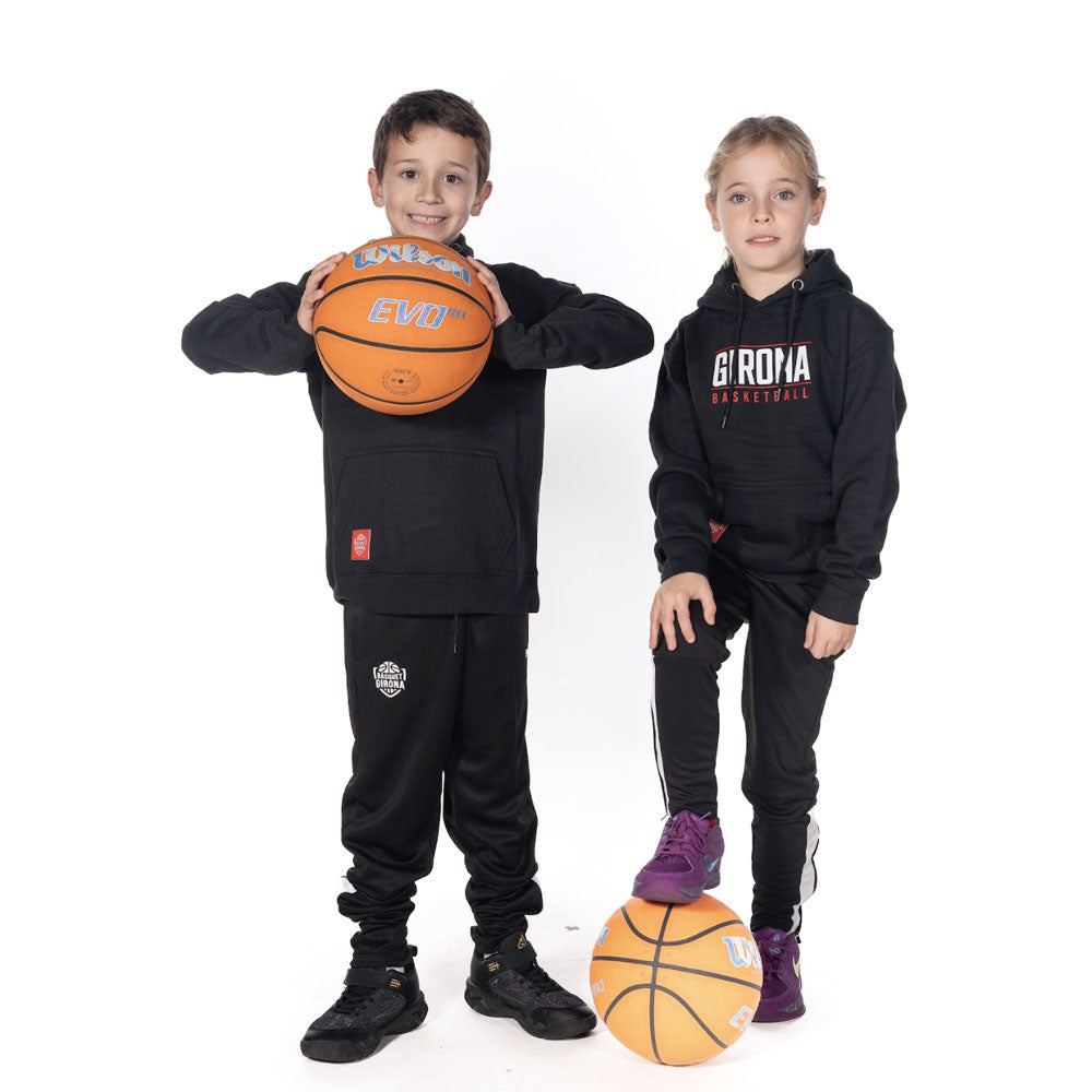 Bàsquet Girona 25-26 Junior Black Sweatshirt