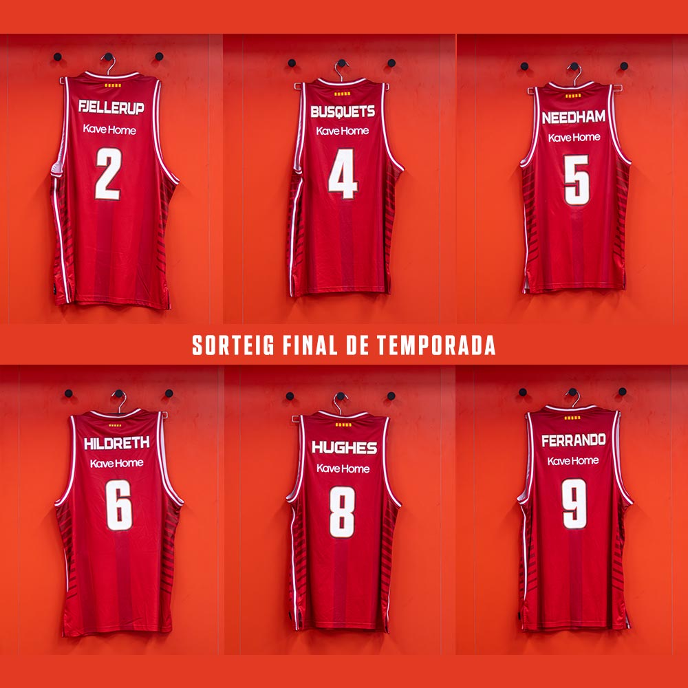 Butlleta sorteig: samarretes de joc signades del Bàsquet Girona