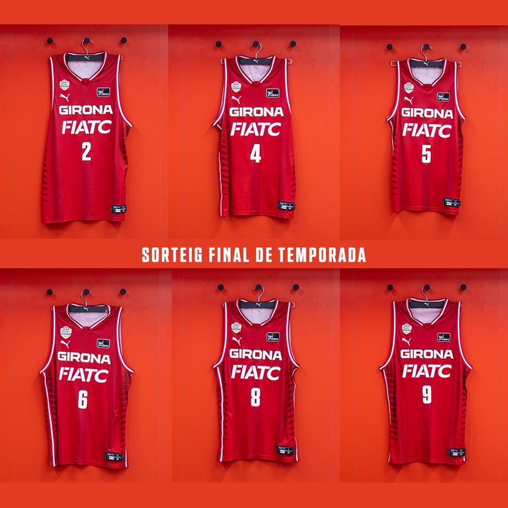 Butlleta sorteig: samarretes de joc signades del Bàsquet Girona