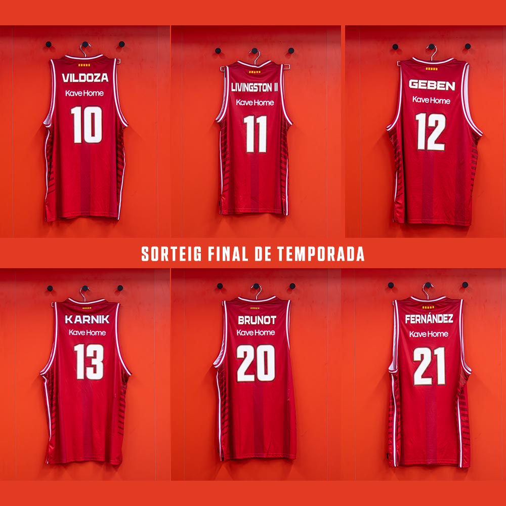 Butlleta sorteig: samarretes de joc signades del Bàsquet Girona