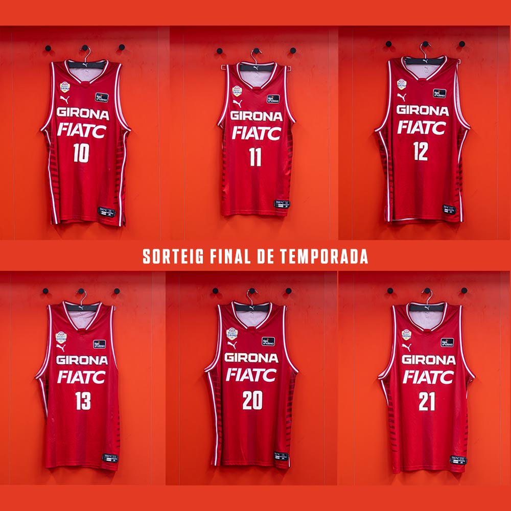 Butlleta sorteig: samarretes de joc signades del Bàsquet Girona