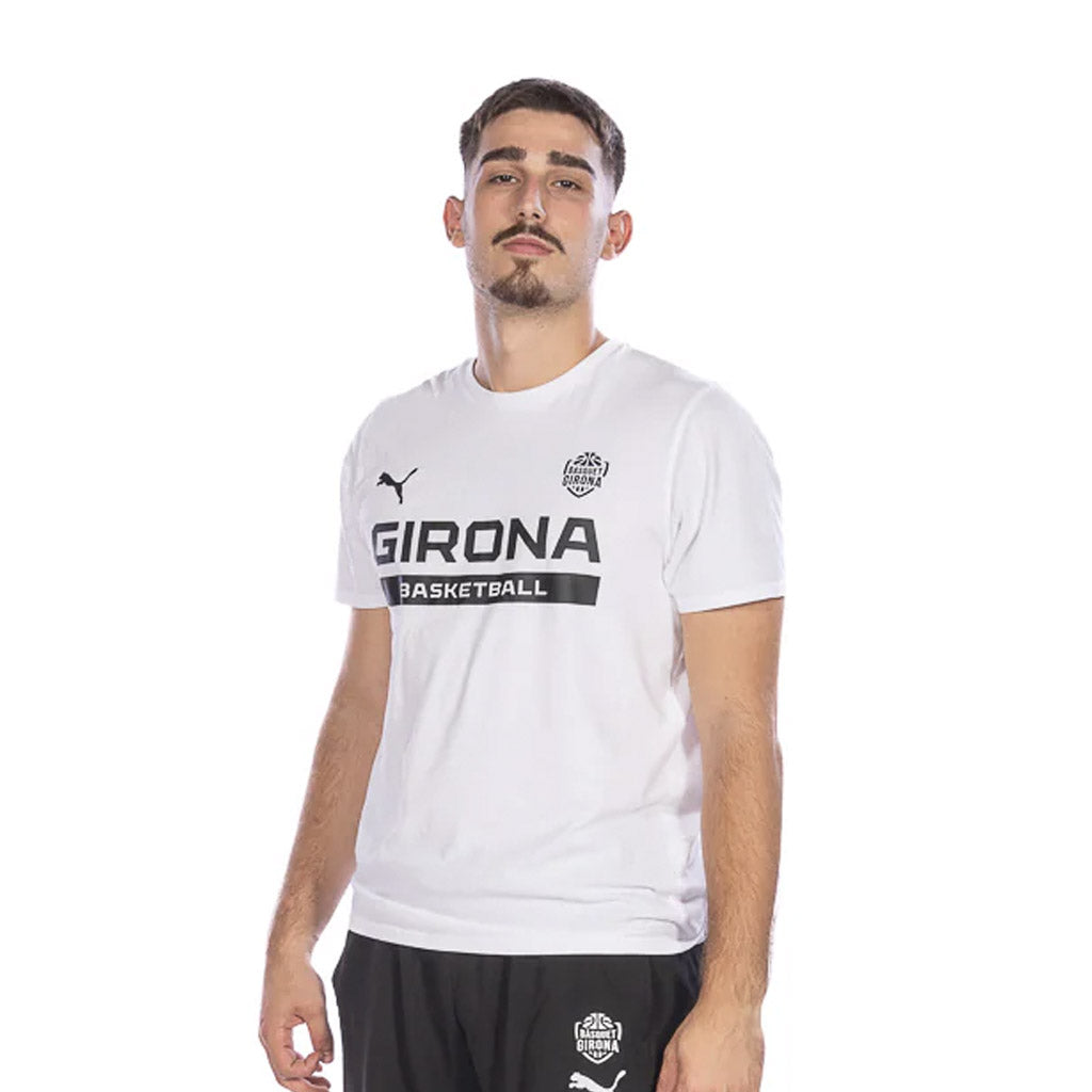 Samarreta Blanca Puma Girona Basketball Cotó