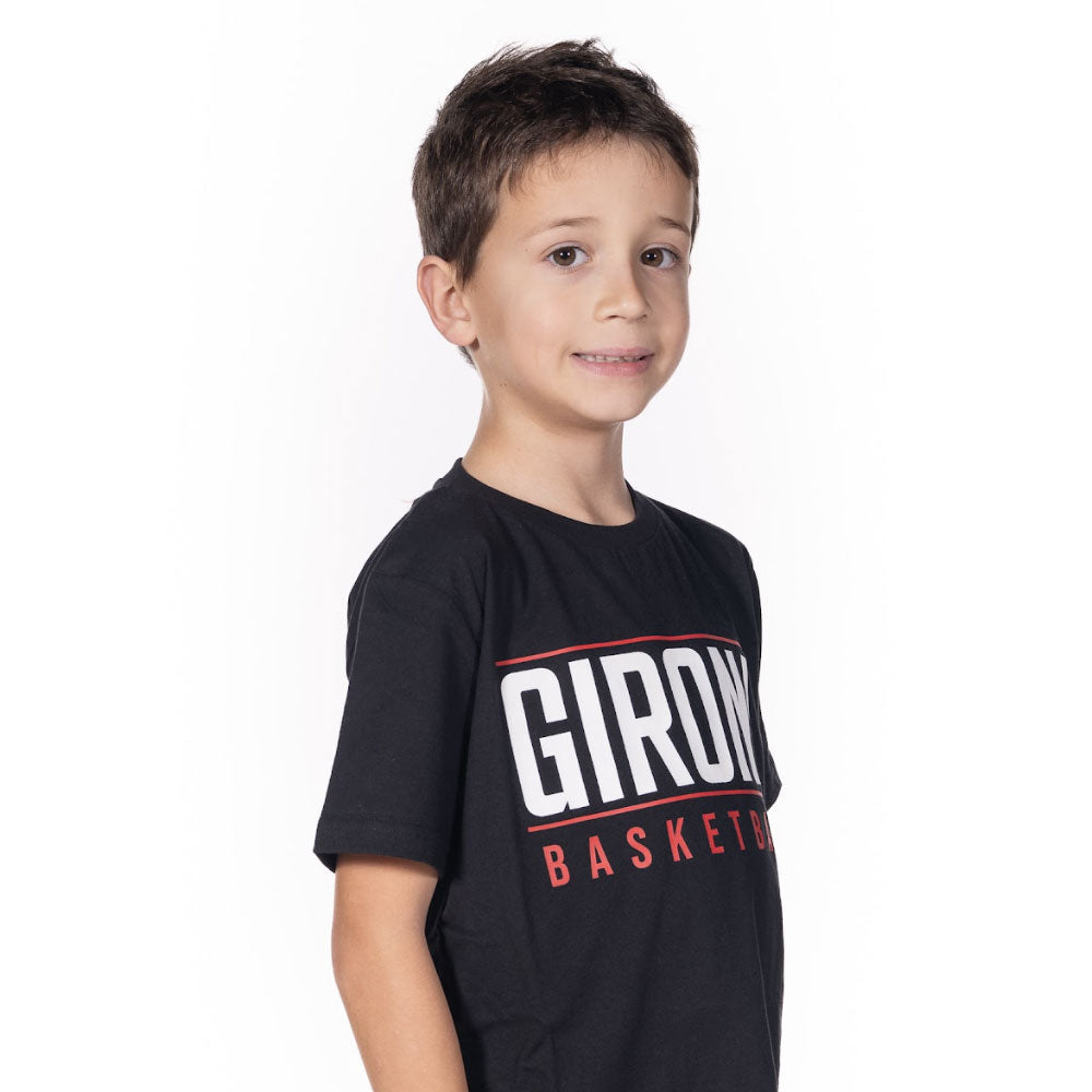 Camiseta Negra Bàsquet Girona 25-26 Junior