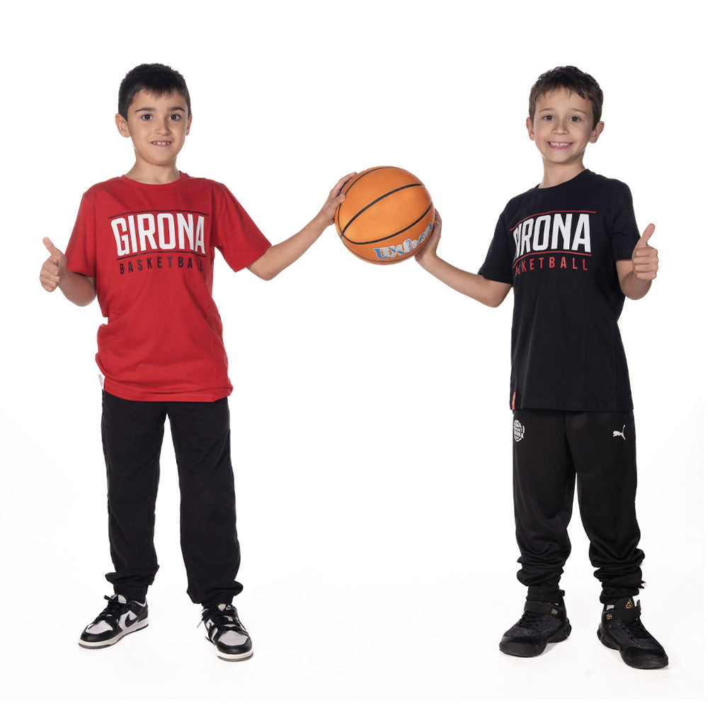 Bàsquet Girona Red T-shirt 25-26 Junior