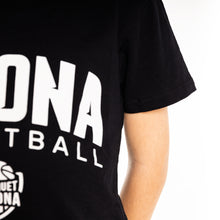 Load image into Gallery viewer, Girona Black Organic Cotton Basketball T-shirt Junior
