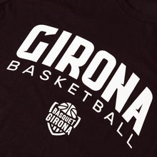 Load image into Gallery viewer, Girona Black Organic Cotton Basketball T-shirt Junior
